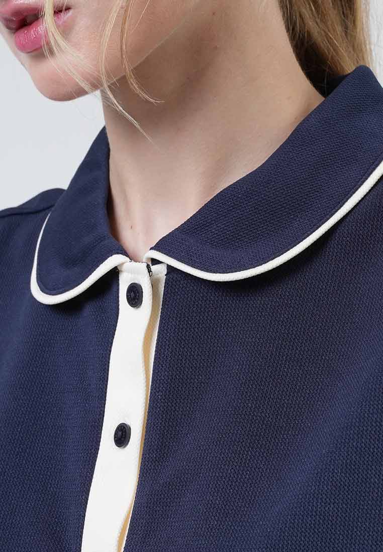 Cassy Contrast Trim Knit Top