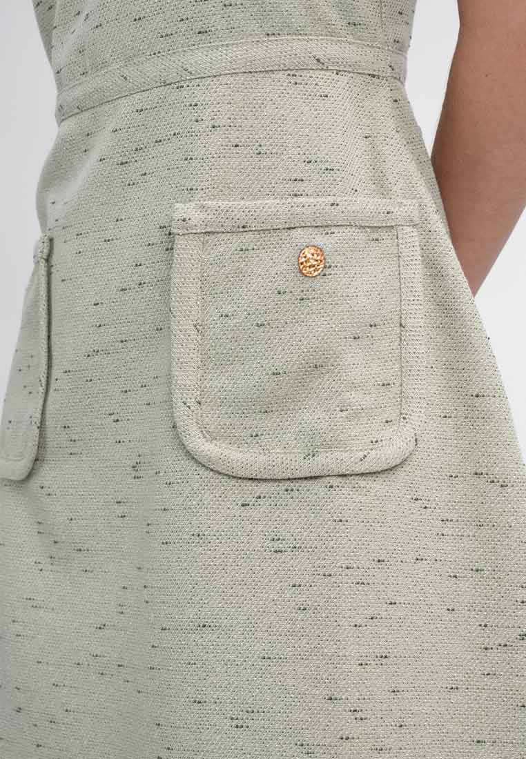 Leah Tweed A-Line Pocket Dress