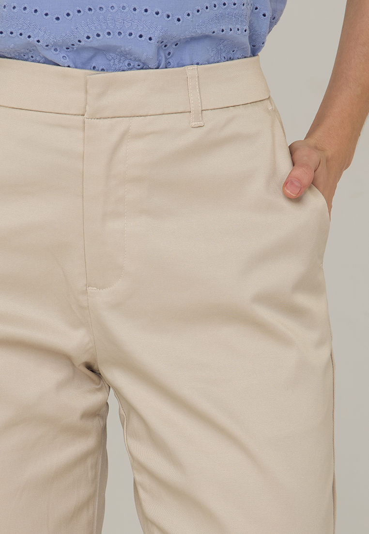 Josette Slim-Fit Pants with Pocket Detail