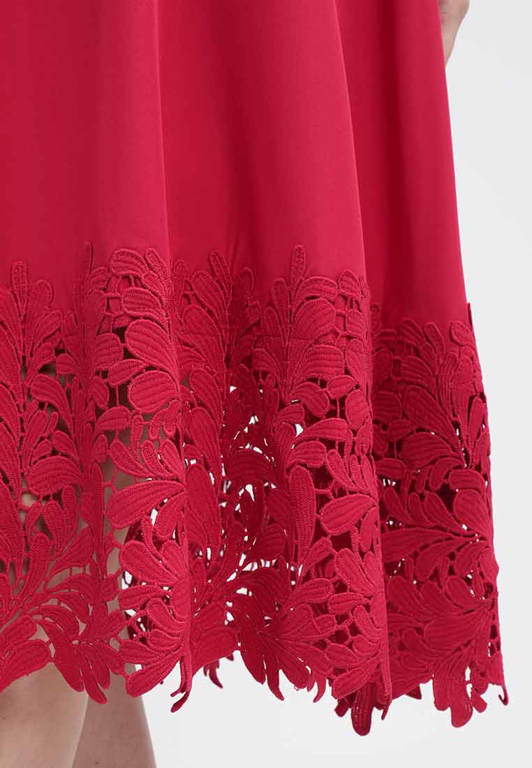 Martha Short Sleeve Collared Hem Dress