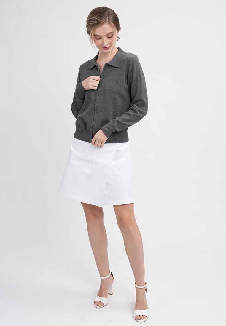Serena Knit Polo Collar Cardigan