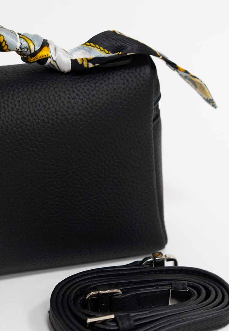 Lilly Top Handle Bag With Scarf Detail