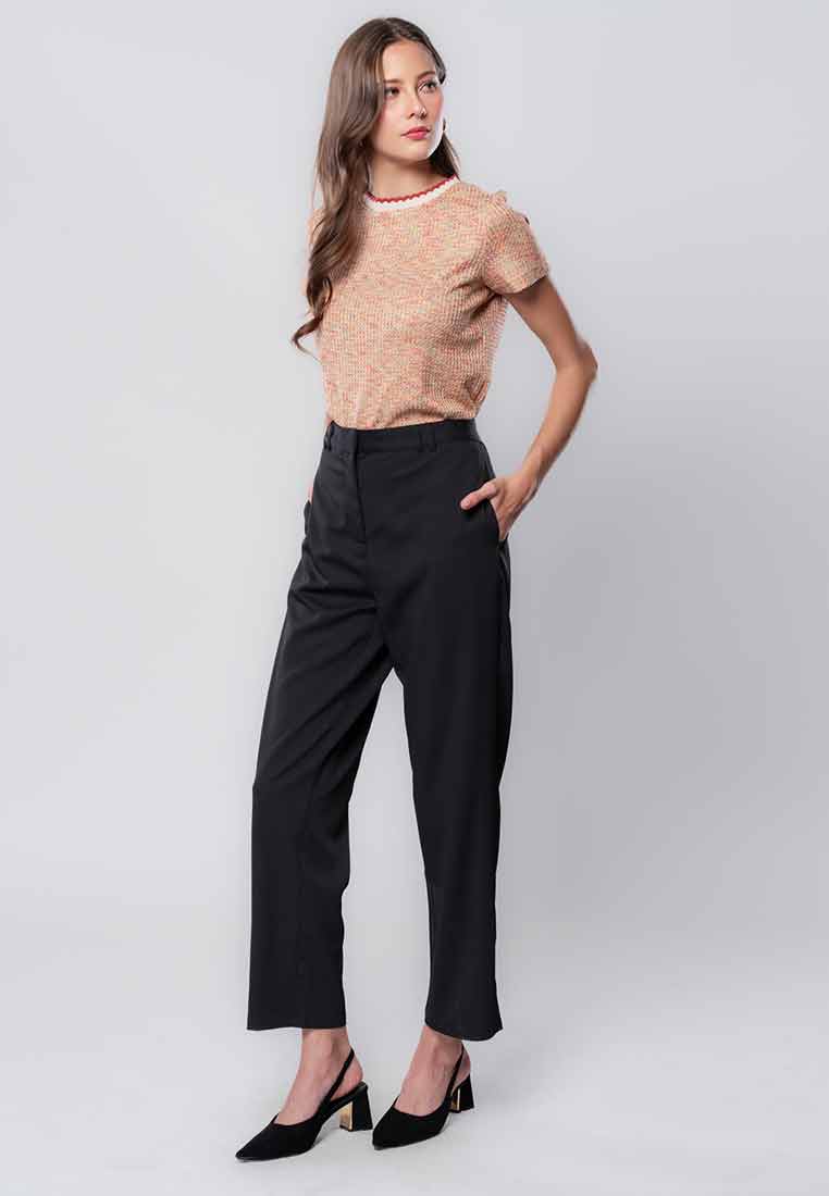 Norine Relaxed-Fit Pants with Pocket Detail