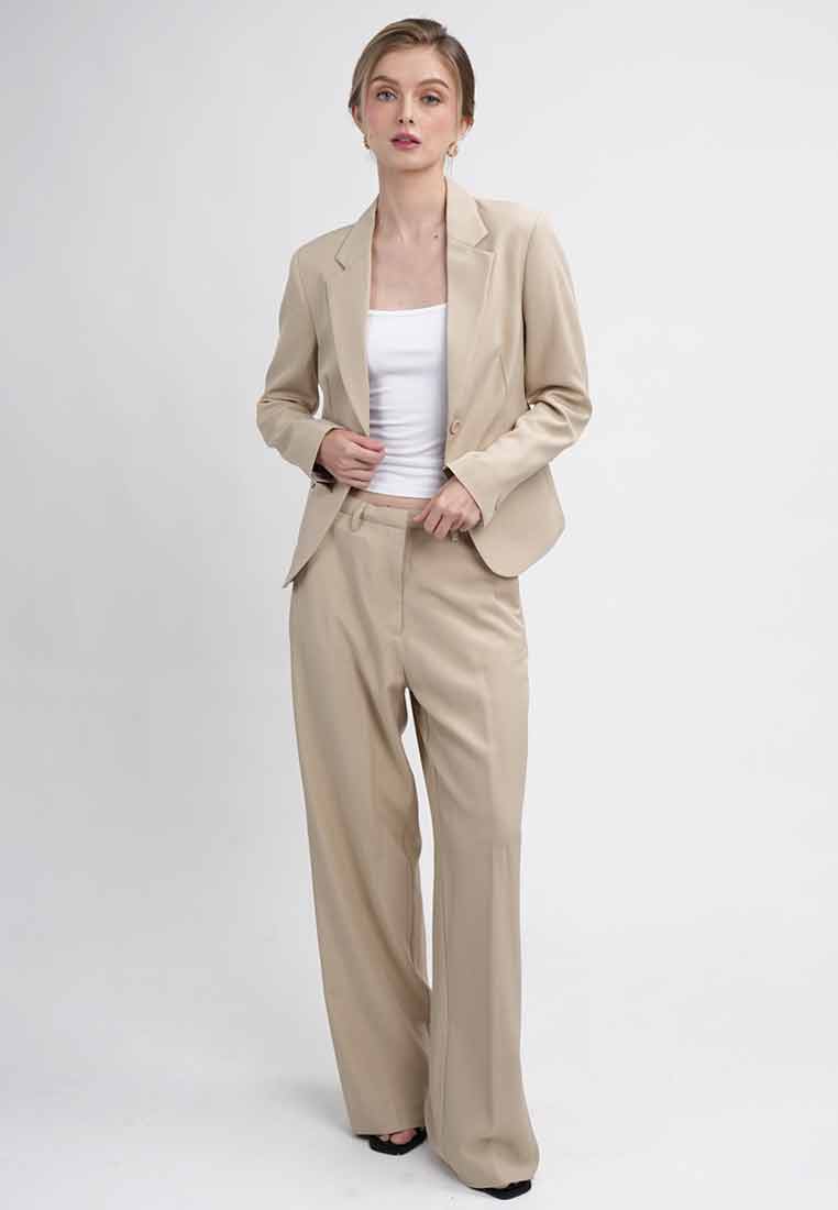 Naya Classic Wide-Leg Trousers