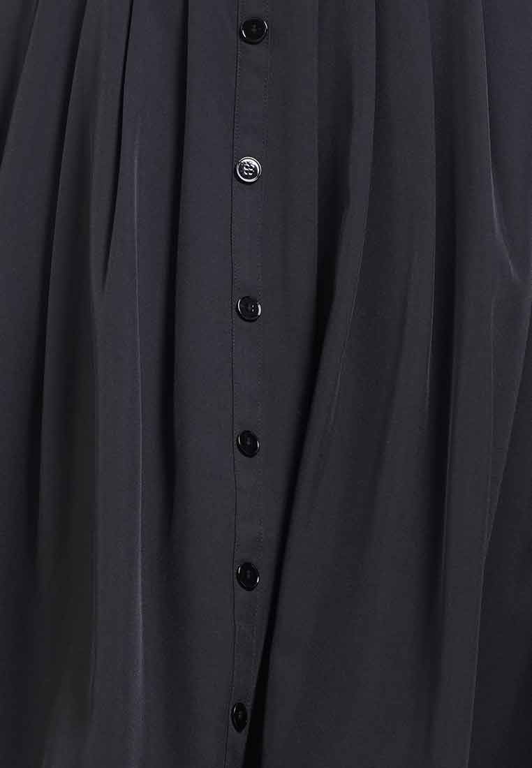 Kelsey Button A-Line Midi Skirt