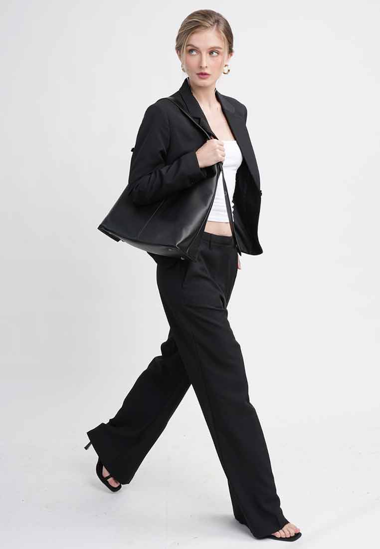 Naya Classic Wide-Leg Trousers
