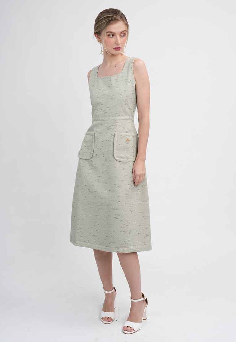 Leah Tweed A-Line Pocket Dress