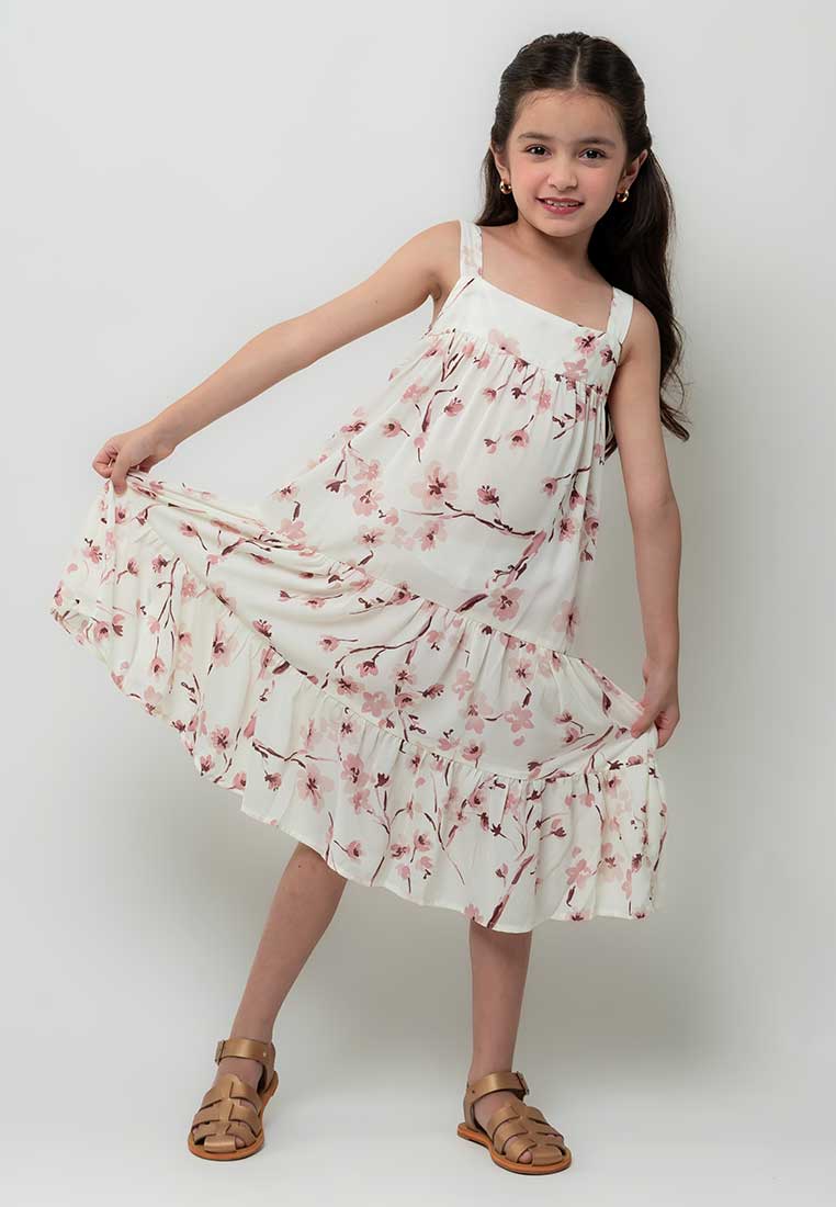 Treehouse Monica Floral Sleeveless  Dress