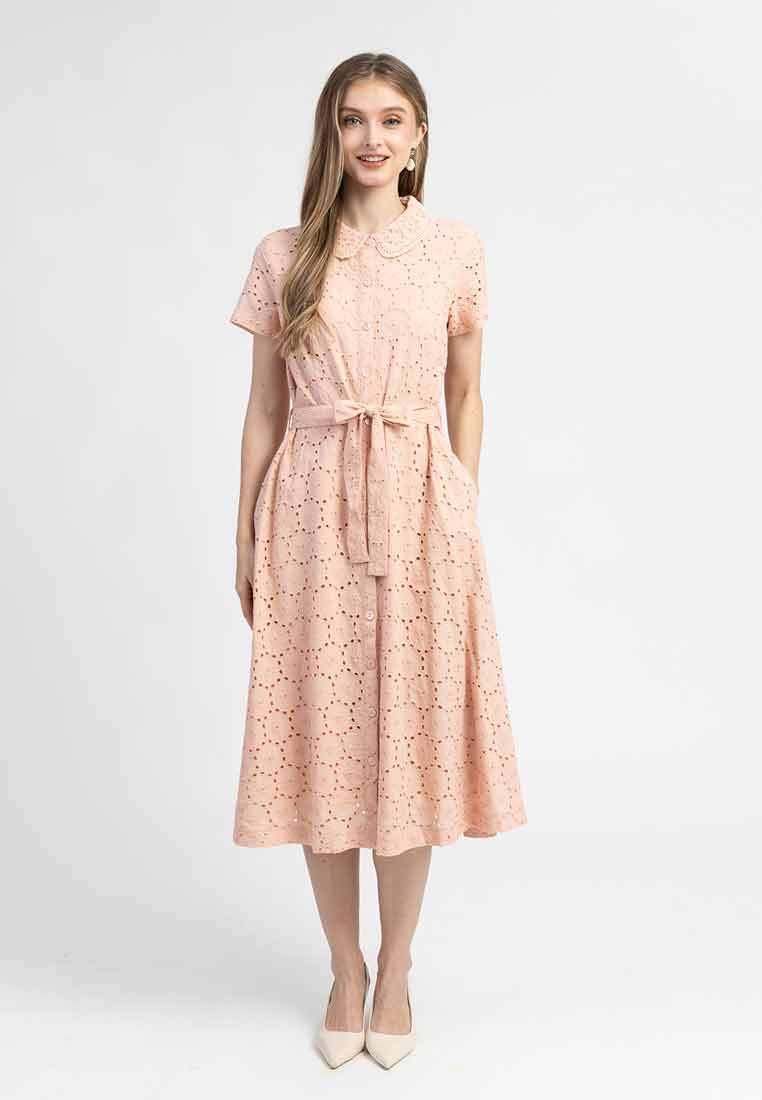 Diana Embroidered Shirt Dress