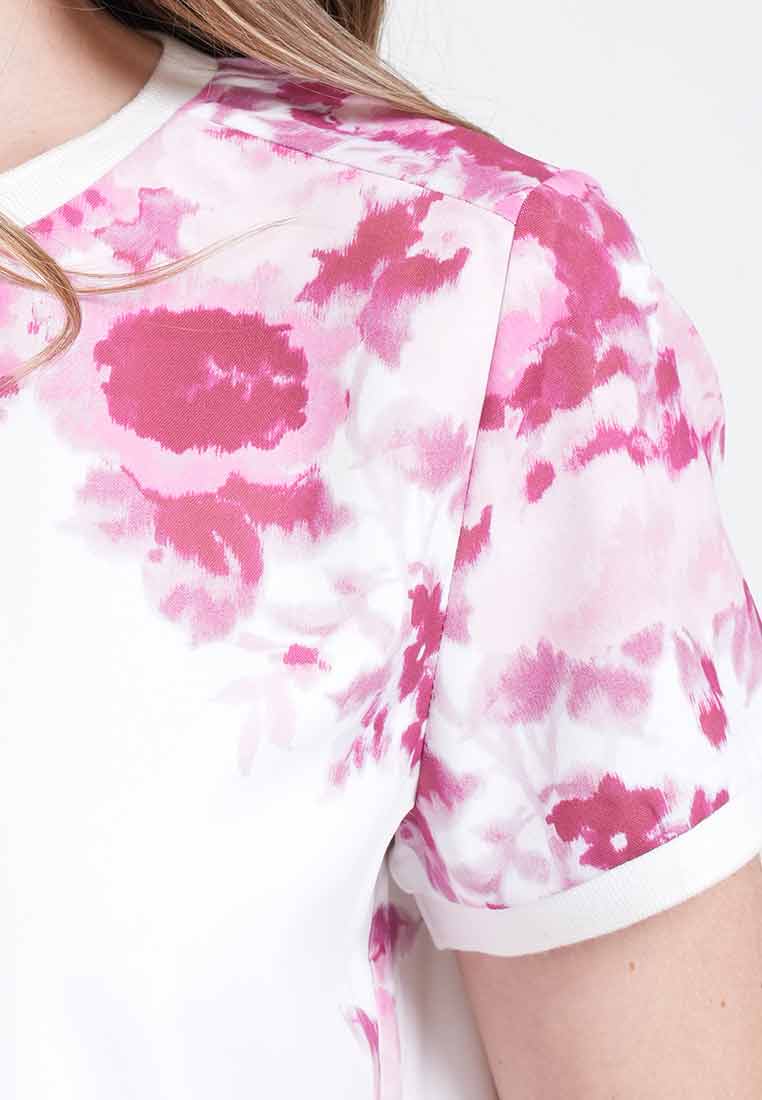 Glenda Watercolor Floral Blouse