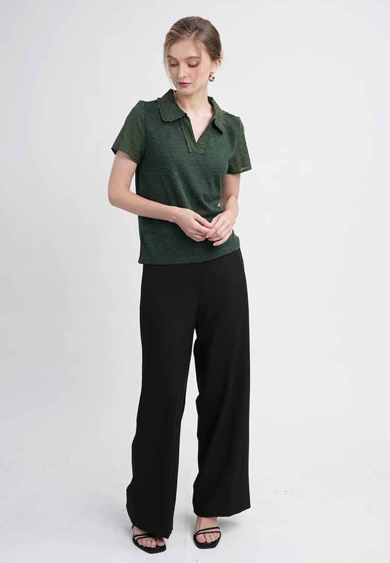 Chloe Eyelet Embroidery Button-up Shirt