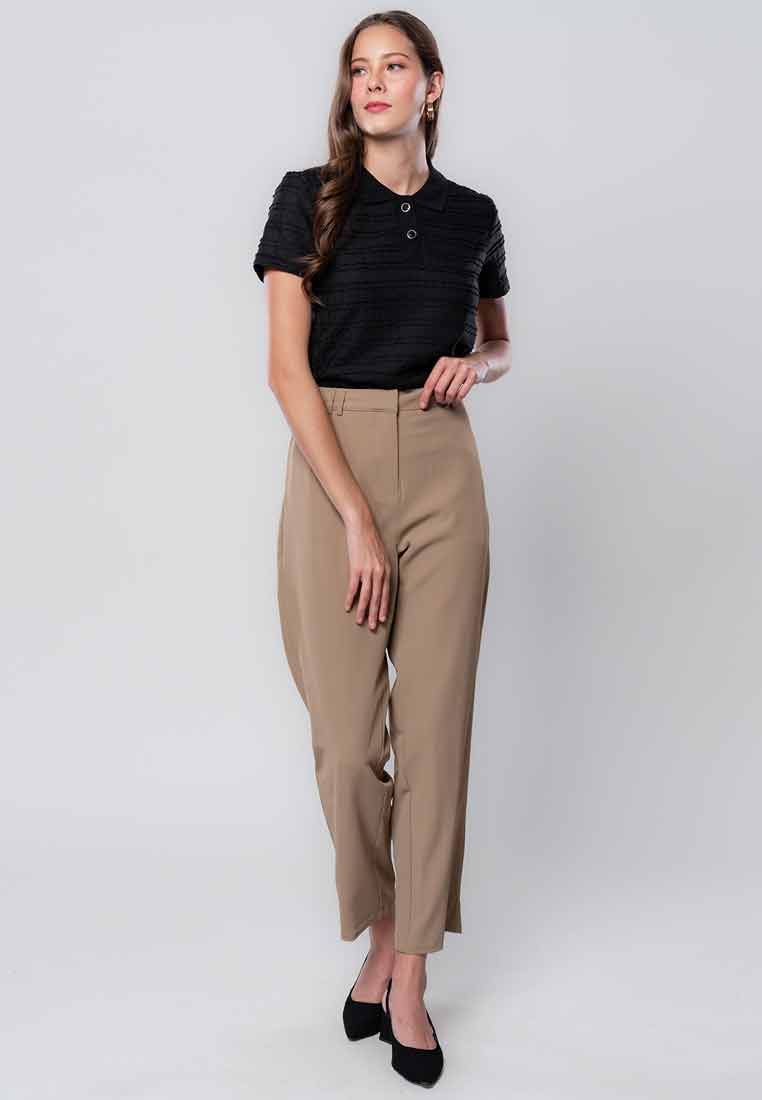 Norine Relaxed-Fit Pants with Pocket Detail