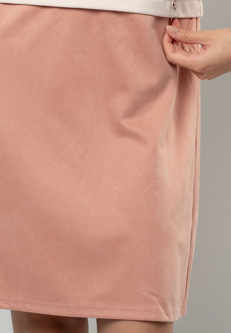 Stella Two-Tone Floral Appliqué Shift Dress