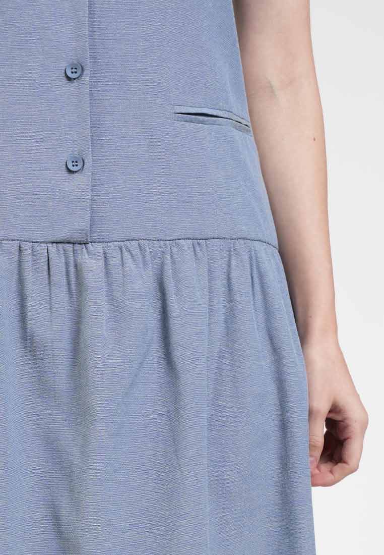 Karina Buttoned Dropwaist Dress