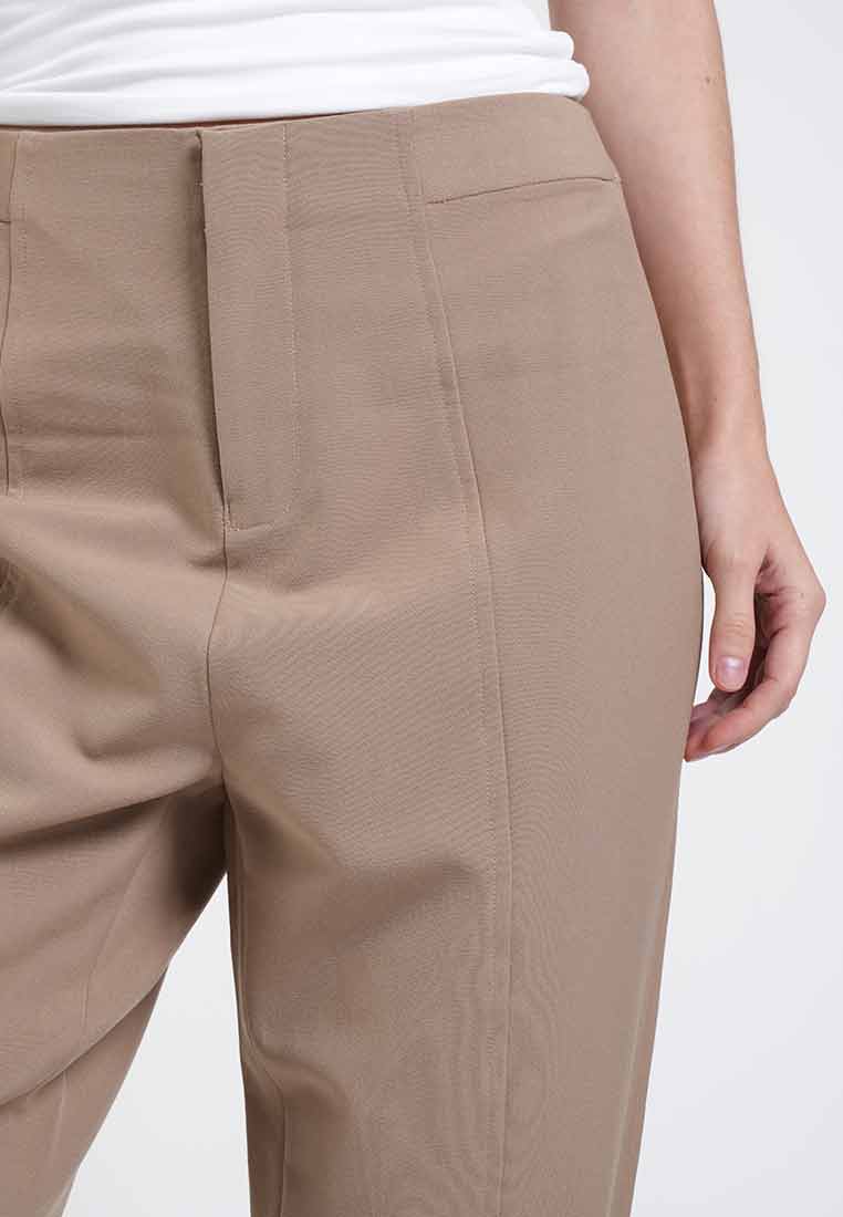 Tara High-Waisted Straight Pants