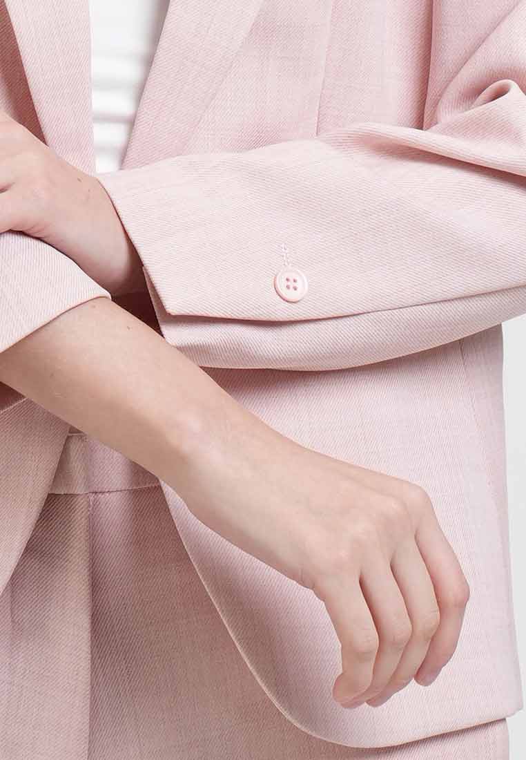 Frances Notched Lapel Button Blazer