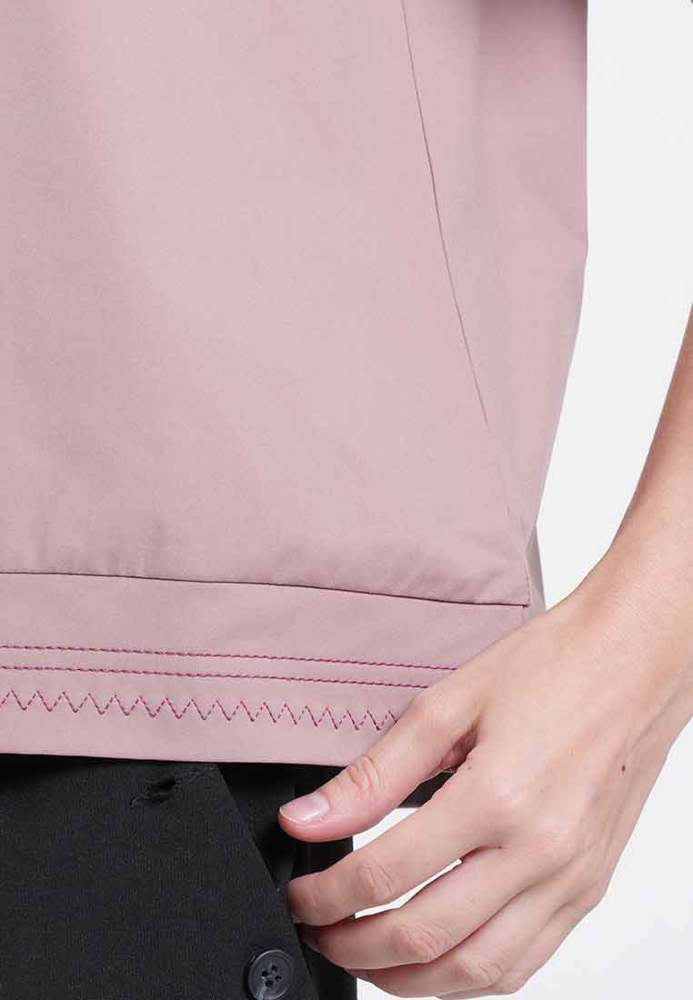 Camila Embroidered V-Neck Collar Top