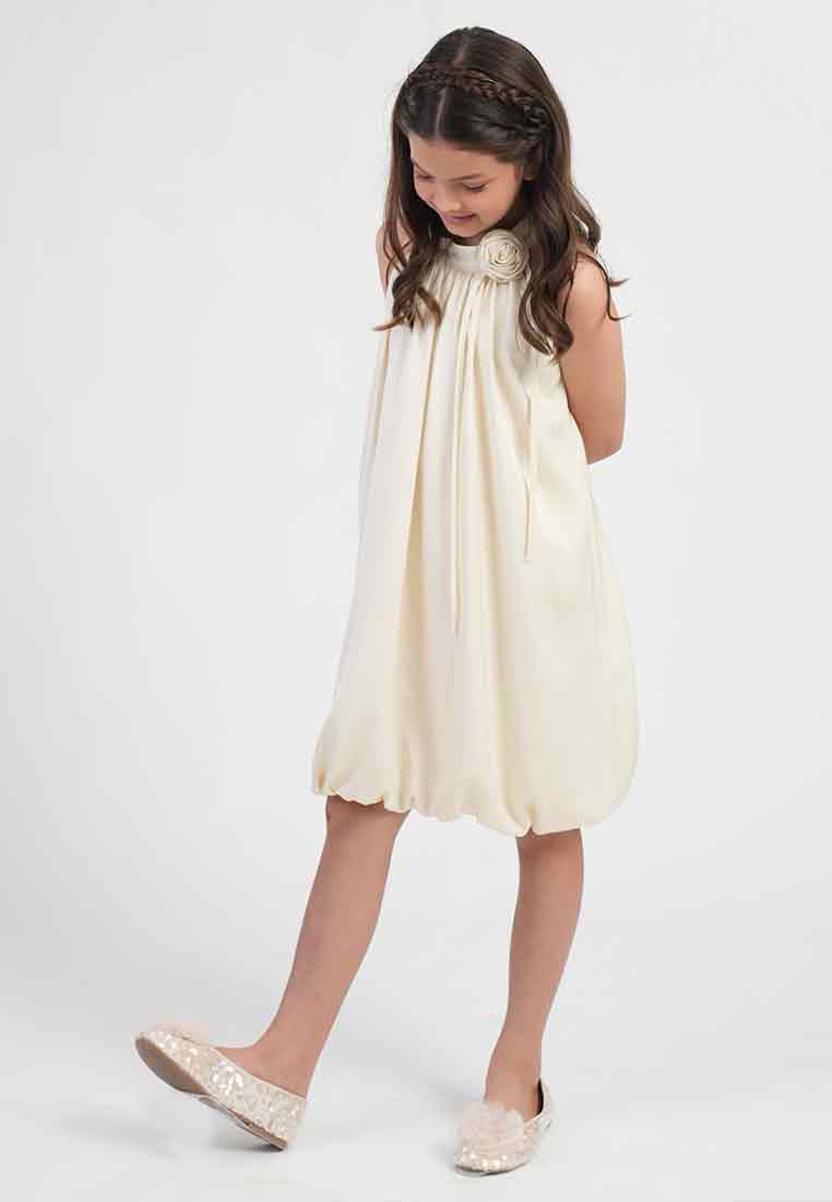 Treehouse  Maisy Halter Rose Accent Girl's Dres