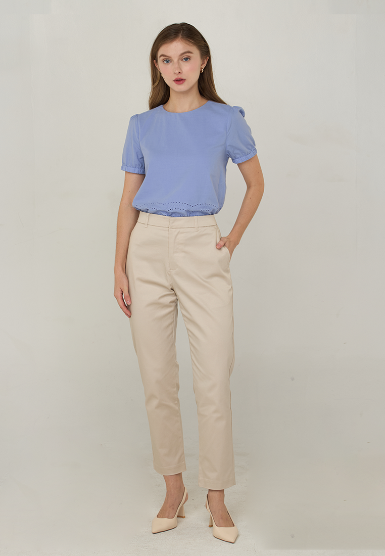 Josette Slim-Fit Pants with Pocket Detail