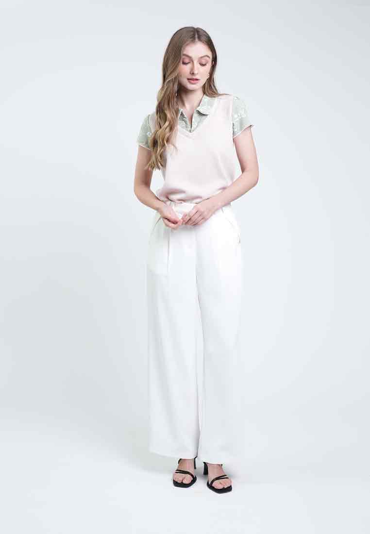 Aria 2-in-1 Knitted Vest Blouse