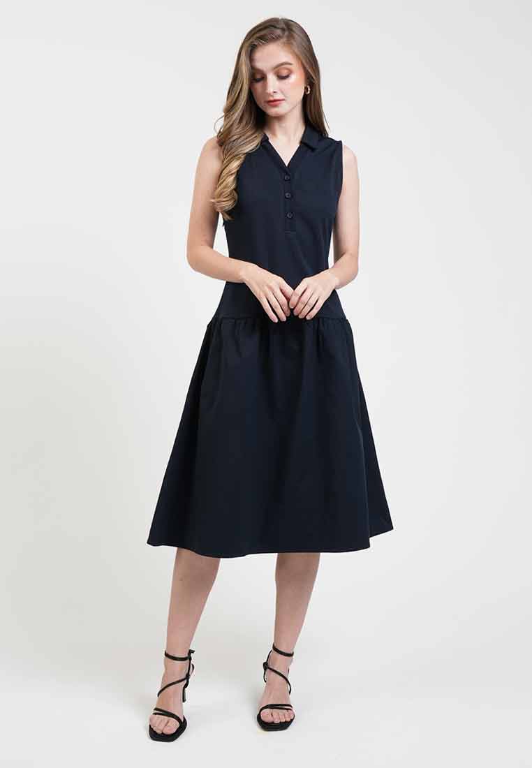 Patricia Knit Drop-Waist Dress