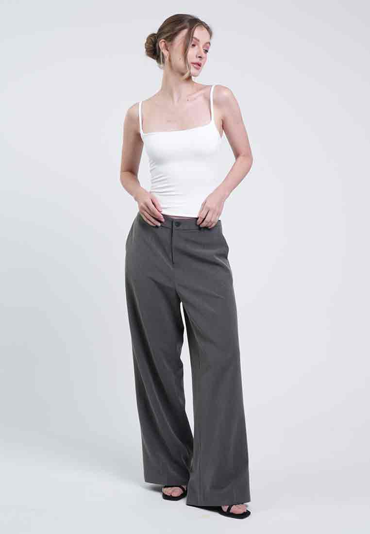 Loren Belt-Loop Straight Pants