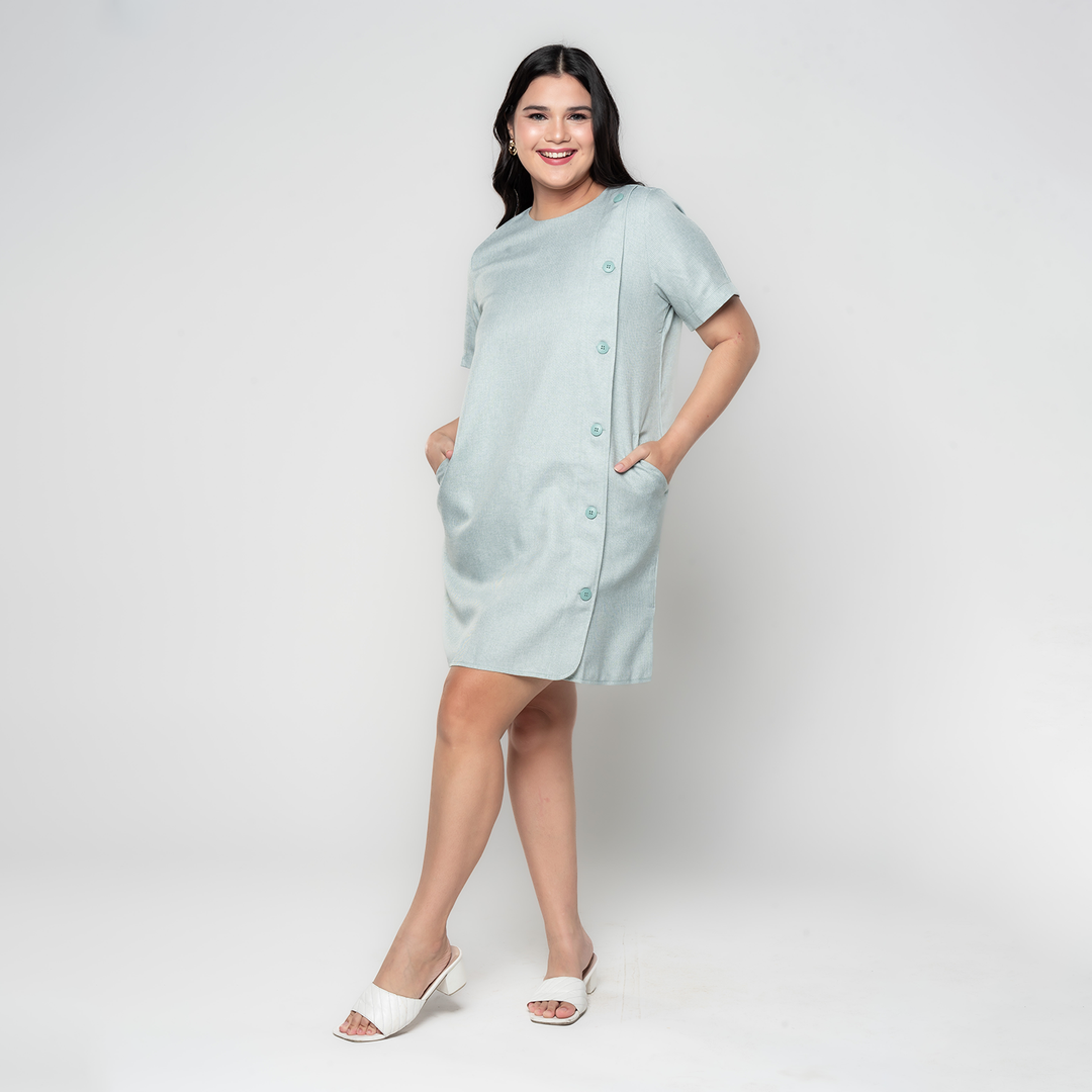 Milly Plus Size Lilah Tweed Dress Paperdolls