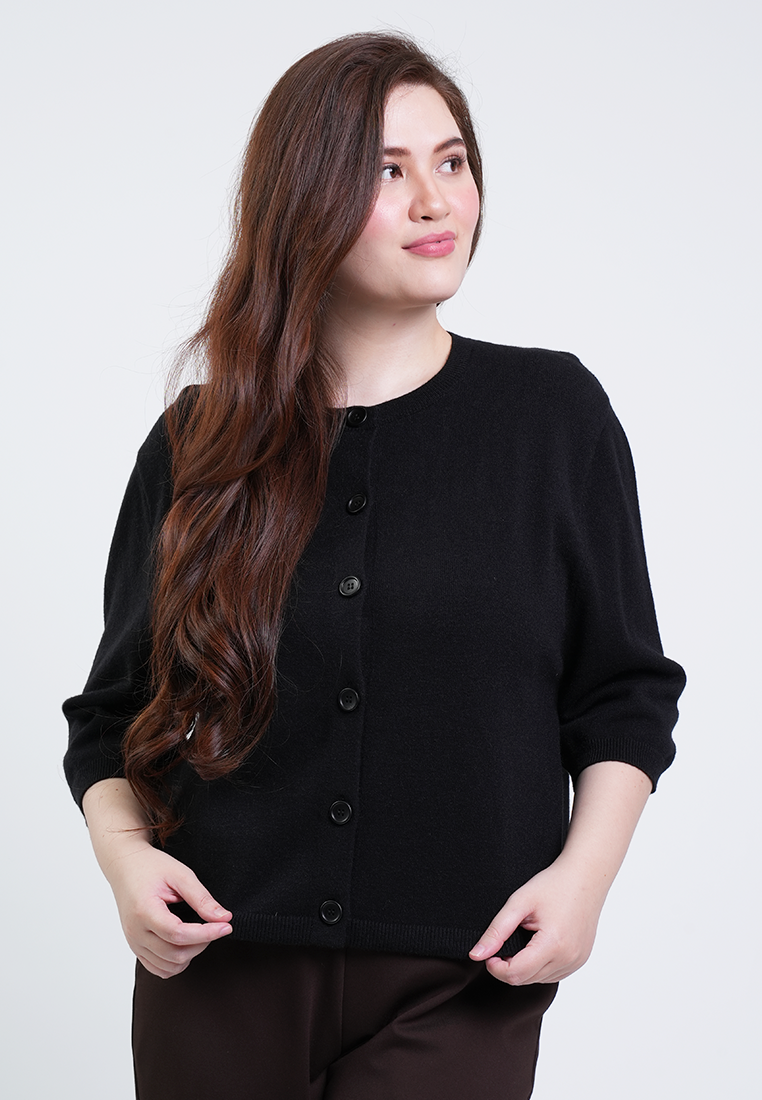 Milly Plus Size Jesselle Knit Button-up Cardigan Top