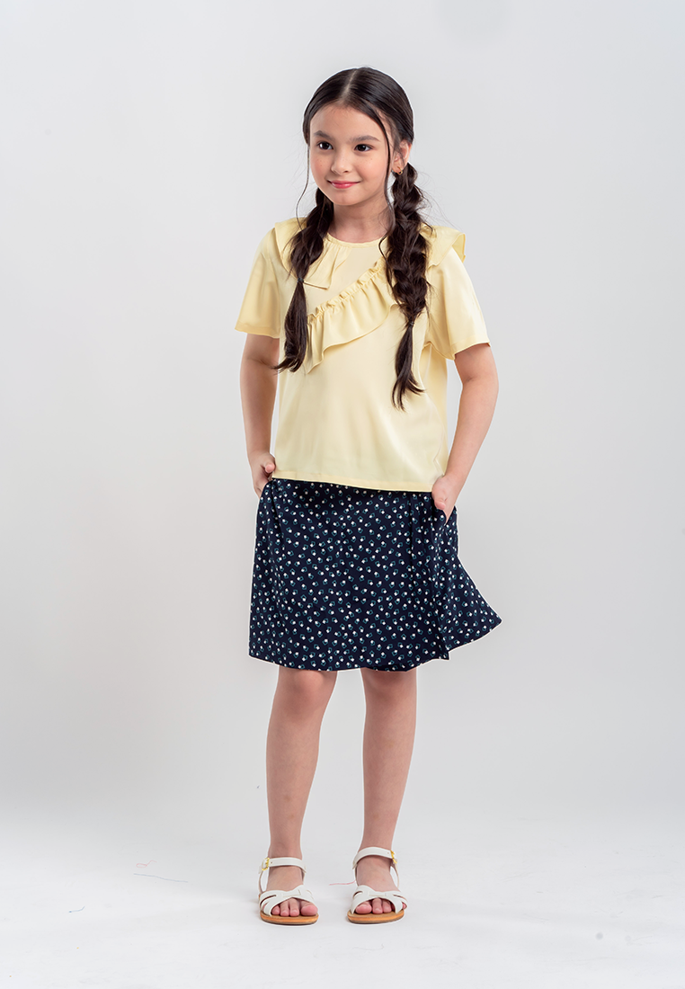 Treehouse Kids Ellianne Top with Ruffle Detail