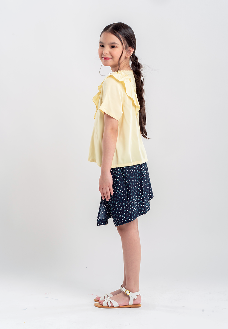 Treehouse Kids Ellianne Top with Ruffle Detail