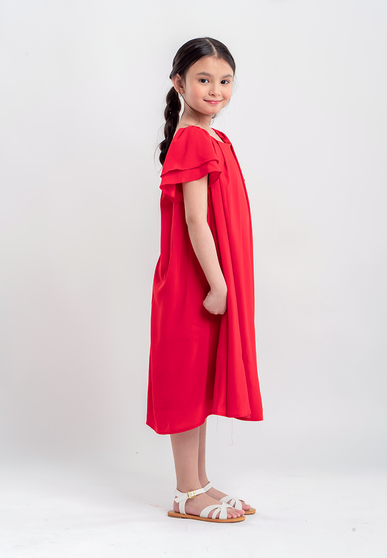 Treehouse Kids Celenee Dress  with Pleat detail