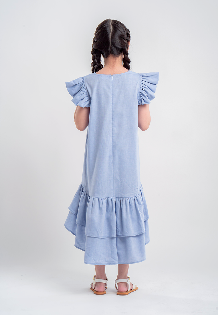 Treehouse Kids Asteria Ruffled Dress