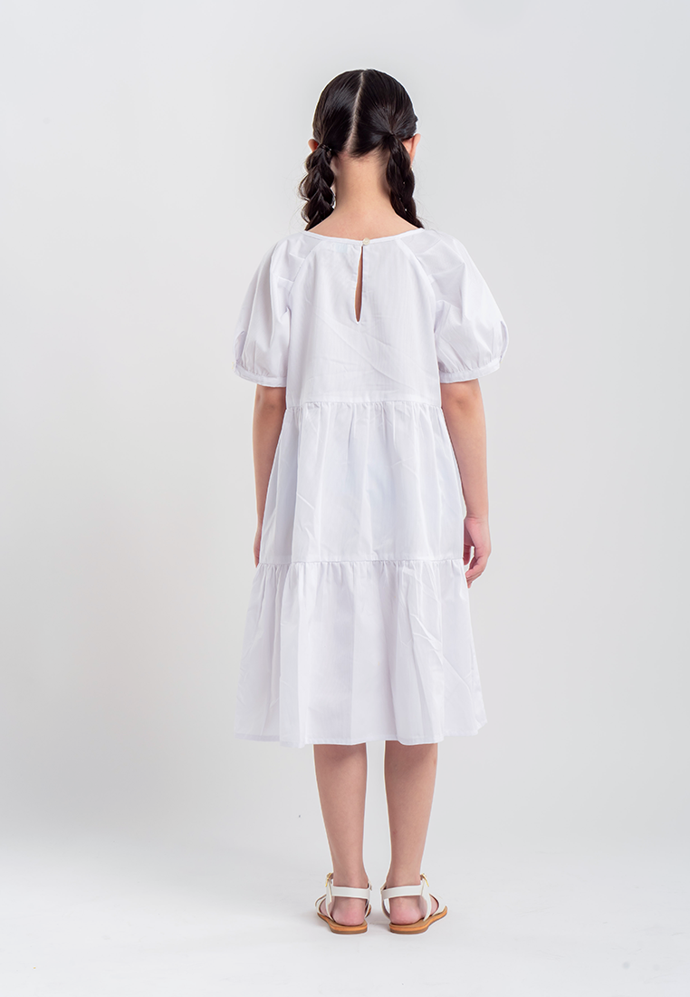 Treehouse Kids Zenaya Dress with Puff Sleeves