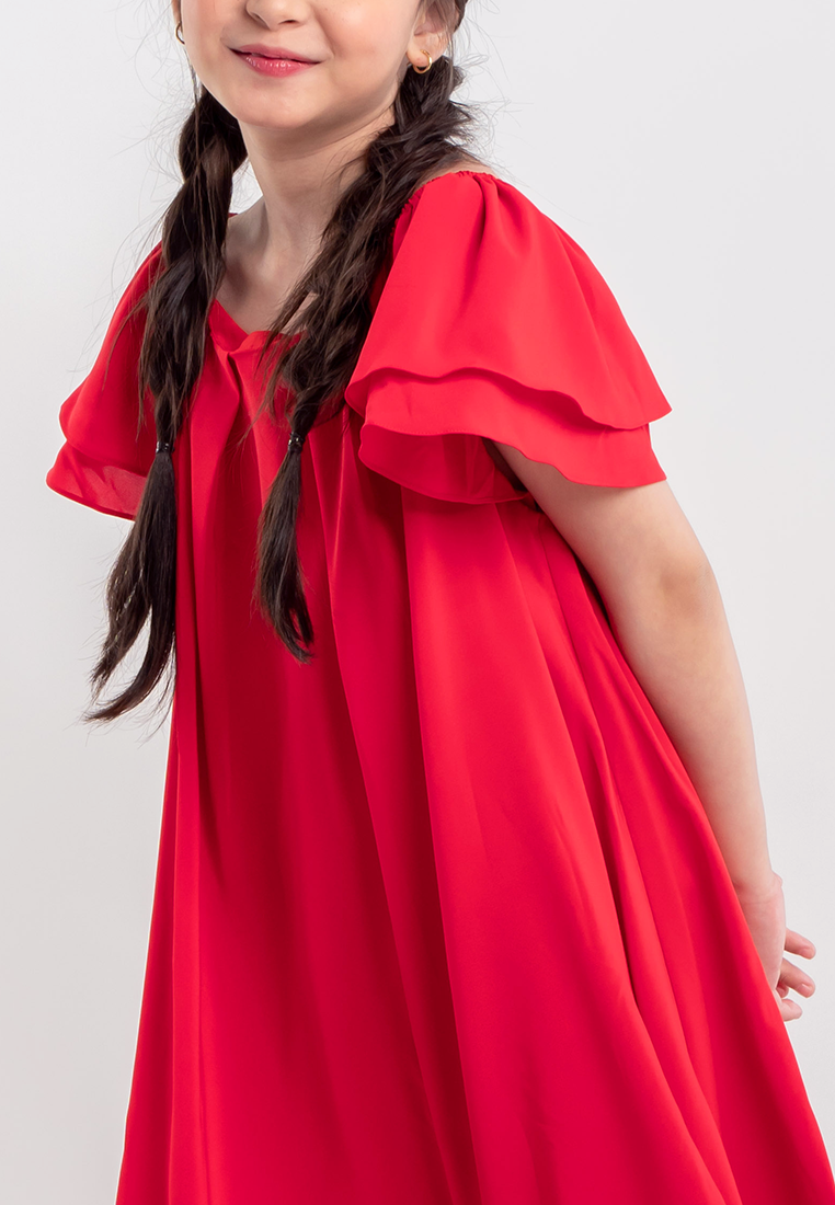 Treehouse Kids Celenee Dress  with Pleat detail