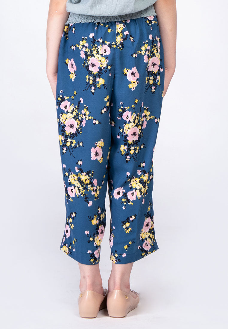Treehouse Kids Kailee Floral Print Pants