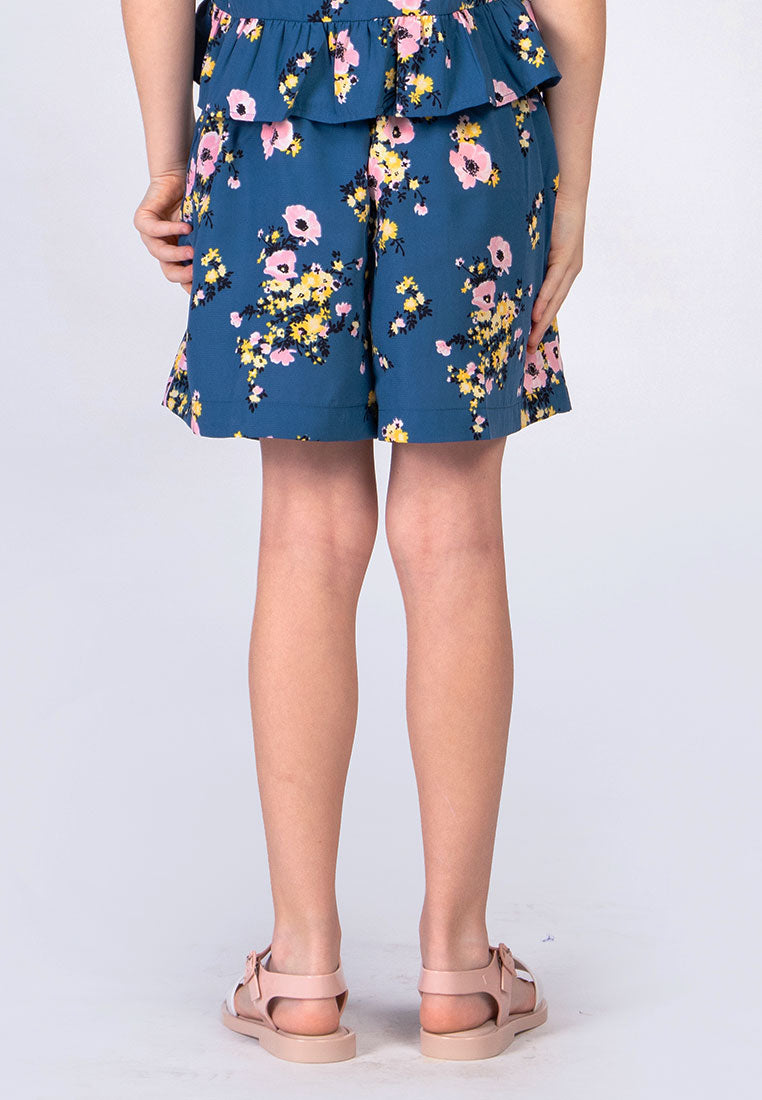 Treehouse Kids Kiana Floral Print Shorts