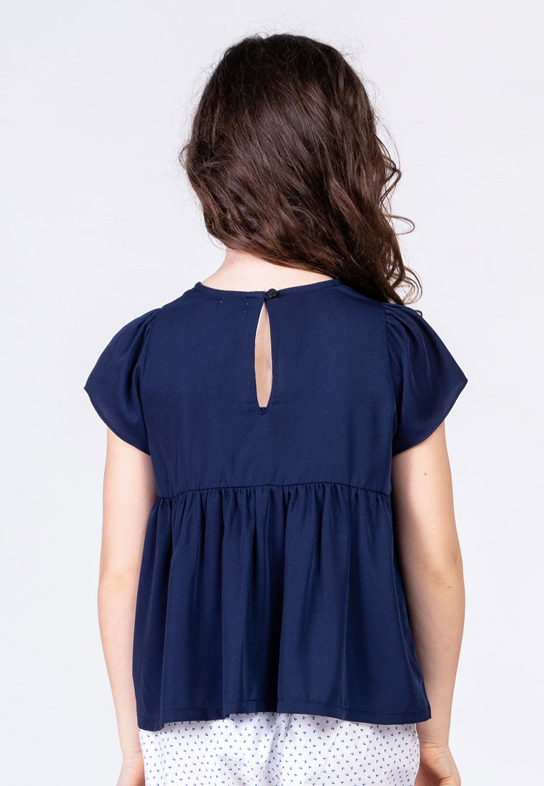 Treehouse Jane Top with Ruffles Detail