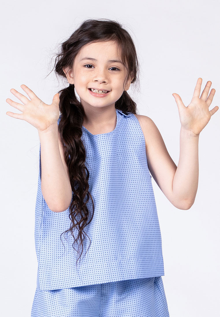 Treehouse Kids Elle Sleeveless Top with Button Detail