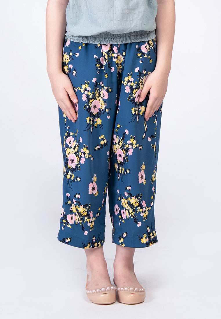 Treehouse Kids Kailee Floral Print Pants