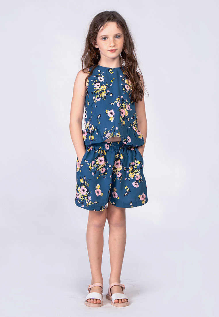 Treehouse Kids Kiana Floral Print Shorts