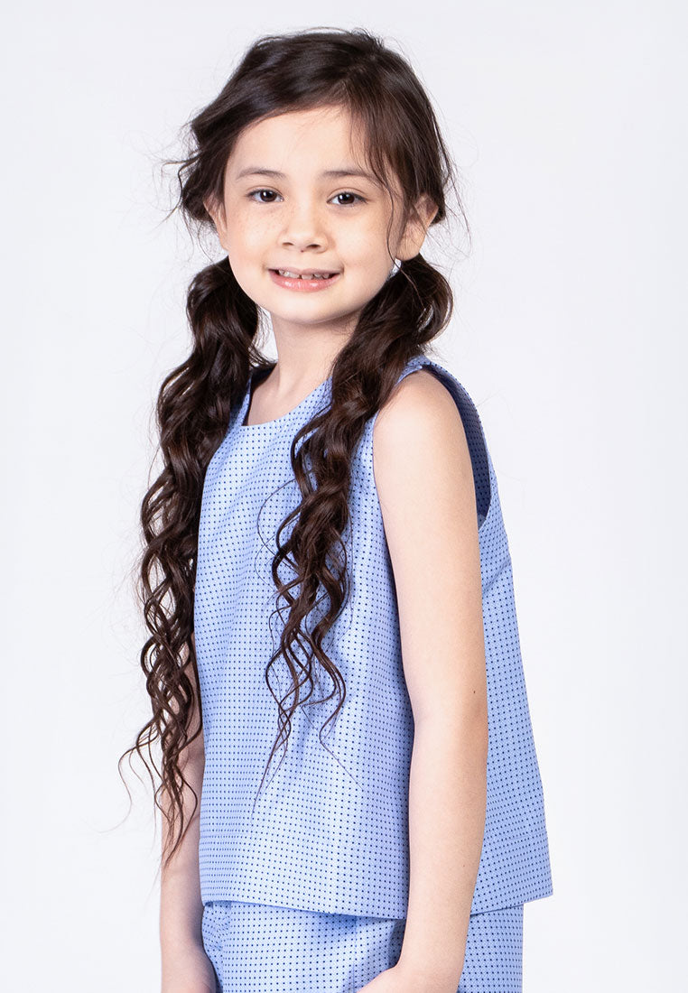 Treehouse Kids Elle Sleeveless Top with Button Detail